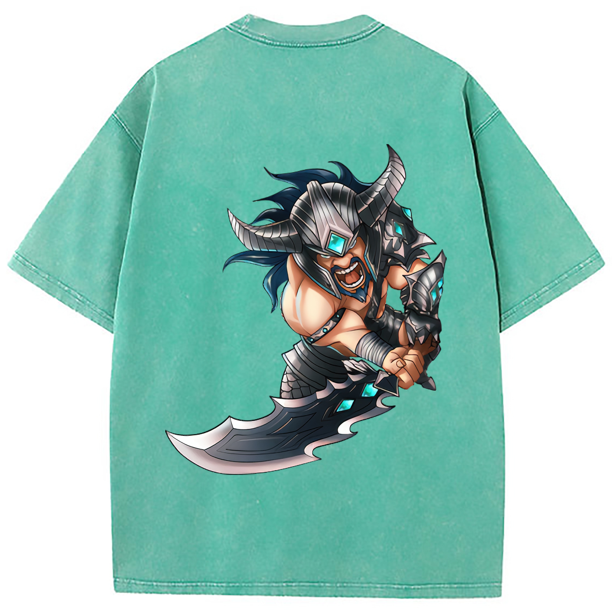 （画像用） リーグ・オブ・レジェンド League of Legends LOL 綿100% ヴィンテージ風 半袖Tシャツ（背面プリント）
